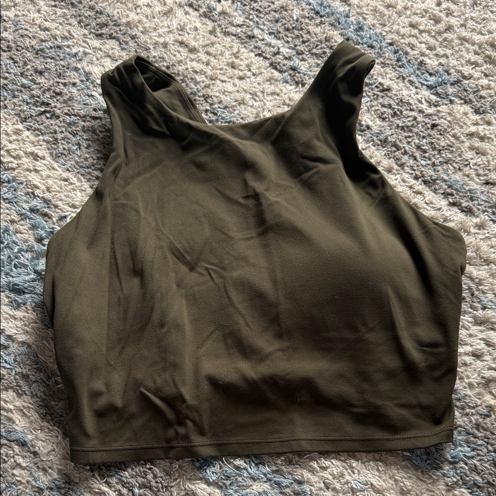 CRZ Yoga Olive Green Women's Top